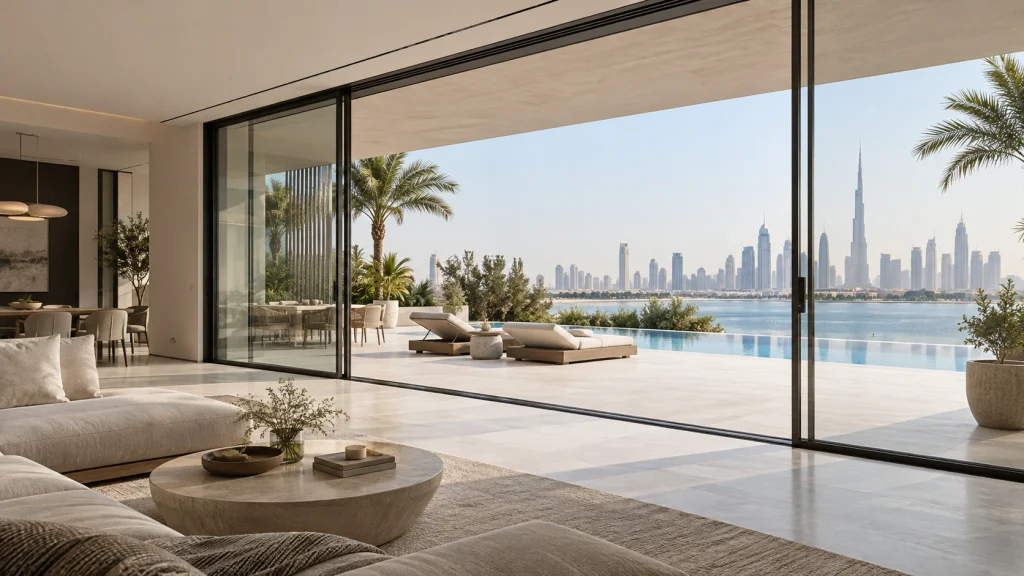 Modern minimal sliding doors